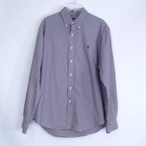 Ralph Lauren Purple & White Check Shirt XL